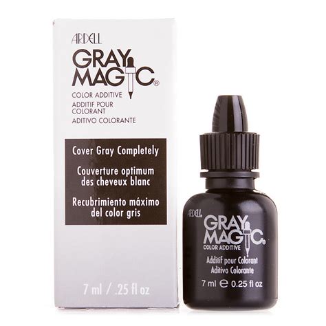 Ardell gray magic hair dye intensifier: A game-changer for gray hair enthusiasts.